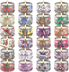 Howemon scented candles set 24 fragrances gift packaging