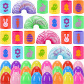 Howzcci Easter mini coil springs toys 24 pcs Easter eggs product image