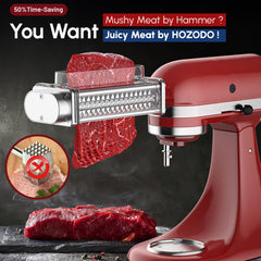 HOZODO KitchenAid stand mixer tenderizer attachment with clear cover