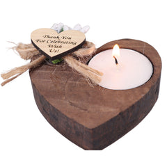 HTF wood tealight candle holder pack of 10 for weddings model-2