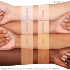 Huda Beauty Cupcake setting powder image showing Cupcake shade