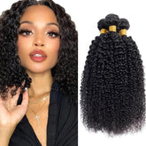 human hair bundles curly 12-14-16 inch