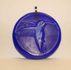 Back side shows pendant bail for hanging
