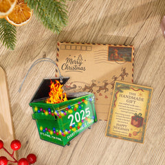 Intricate miniature holiday decor with timeless design
