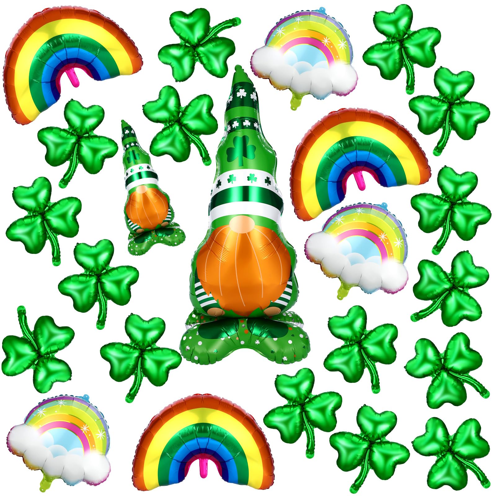 Hungdao 24 Pcs St Patrick's Day balloons pack