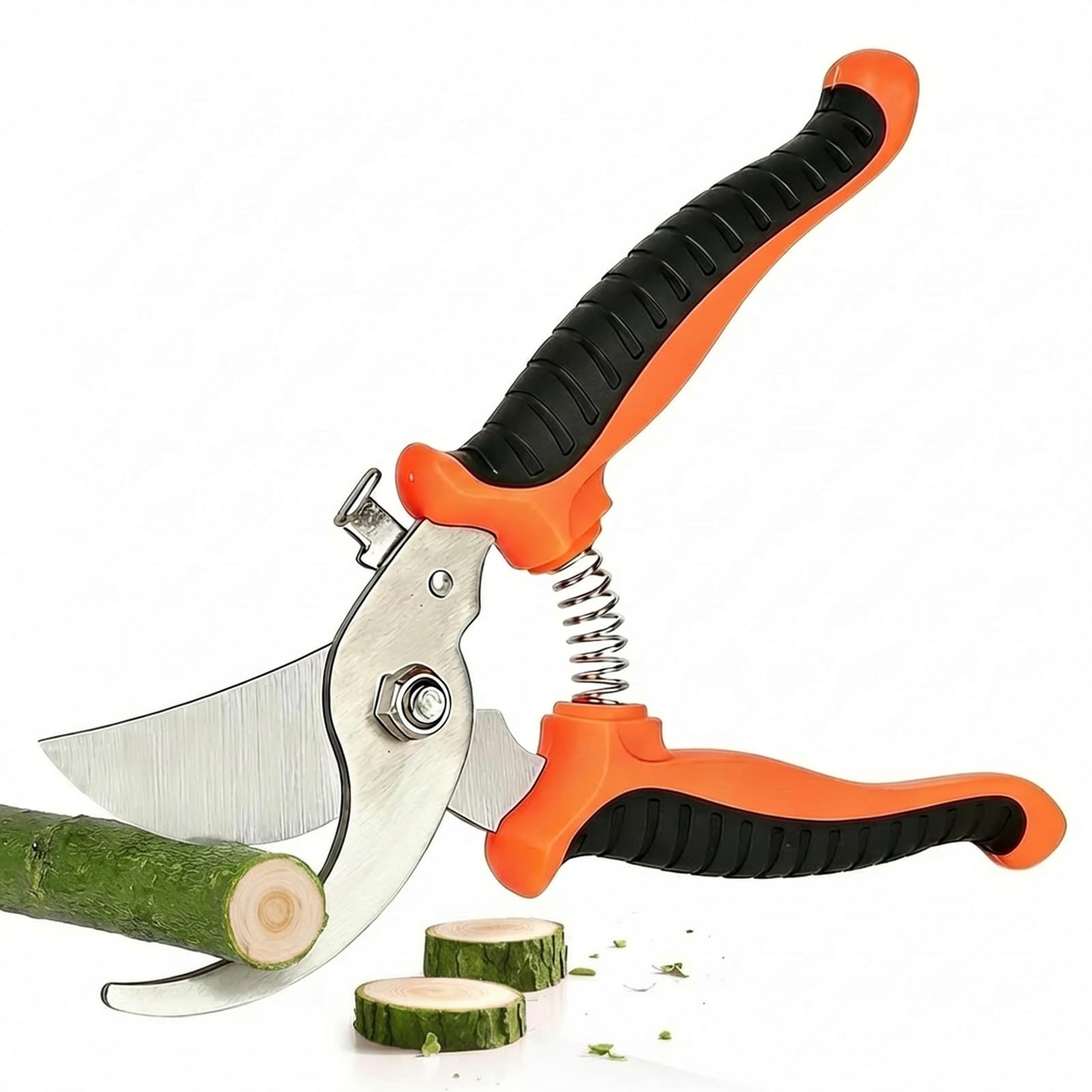 Hungsual Pruning Shear soft grip handle close up