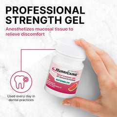 HurriCaine benzocaine 20percent gel 1oz packaging