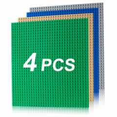 Husfunov 4 Pack Classic Baseplates 10x10 green