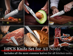8 inch Huusk serrated bread knife from set