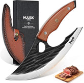 Huusk Japan Ulu Knife with Sheath blade