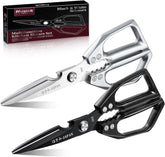 Huusk Kitchen Shears Set two color options silver and black