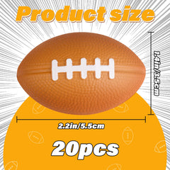 Foam football stress ball product image for party favors and gifts