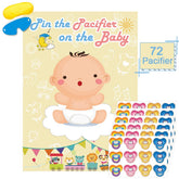 Hxezoc pin the pacifier on the baby game poster 29x19 inch high gloss