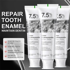 Sensitive teeth relief with hydroxyapatite toothpaste