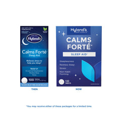 Hyland's Calms Forte Sleep Aid Tablets pack of 2 packaging