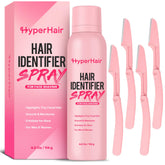 HyperHair Hair Identifier Spray for Face bottle on shelf