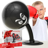 HZG Desktop Punching Bag mounted on a desk surface