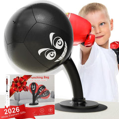 HZG Desktop Punching Bag mounted on a desk surface