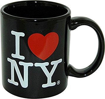 I Love New York Colorful Mugs 11oz double sided souvenir in Yellow Pink Orange Blue Purple Black White