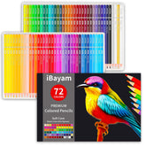 iBayam 72 color pencils in tray