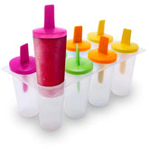 Ice Cream Maker Ice Pop Mold yellow 8pcs set