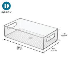 Fridge bin dimensions 14.5 x 8 x 4 by iDesign