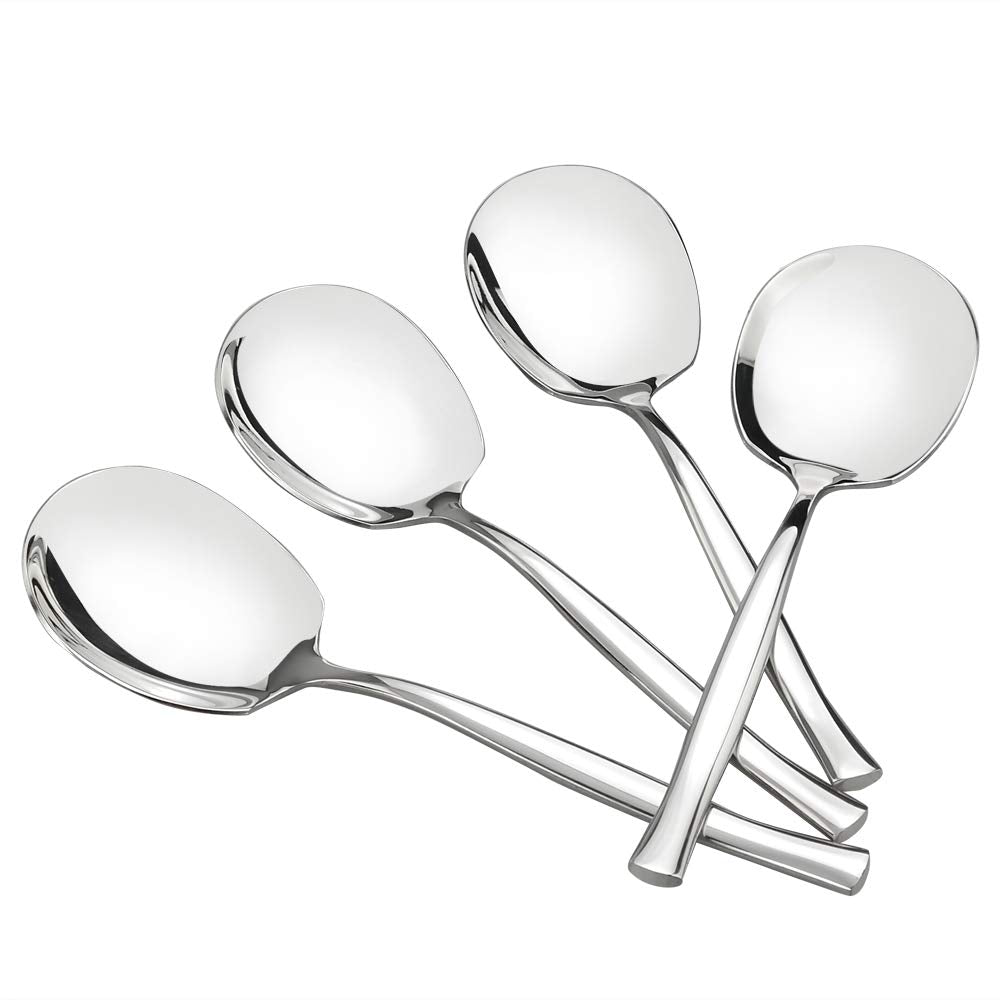 Idomy buffet serving spoon 8pc stainless steel