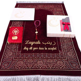 IEF prayer mat product image showing chenille rug