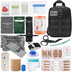 IFAK trauma kit 78 pcs Stellar Black with tourniquet