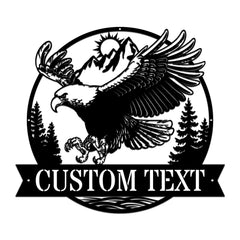 IFHUH Custom Eagle Metal Sign