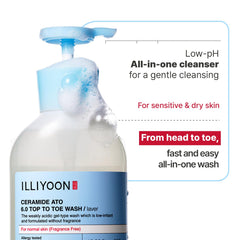 Illiyoon baby wash 3 in 1 cleanser 16.9 fl oz