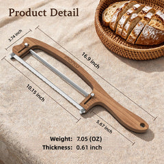 stainless steel wide serrated blade for bread slicing