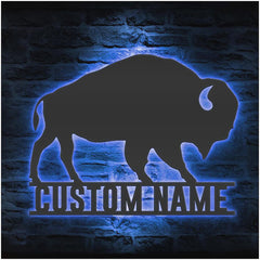 IMIDU Custom Text buffalo sign 10 inch