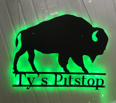 IMIDU LED metal wall art sign 8 inch size