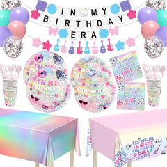 In My Birthday Era Decorations 24 dinner plates and 24 dessert plates