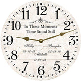 in These Moments Time Stood Still Clock product image