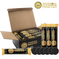 Fruit tree wood charcoal disks odorless and flavorless