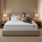 INCEPDREAM 14 Inch Queen Size Mattress pillow top hybrid with cooling Tencel cover