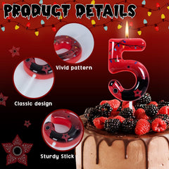 Includes one number 5 birthday candle cake decorating insert
