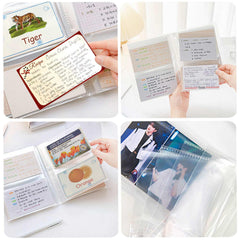5.1 x 3.5 inch index card organizer pouch