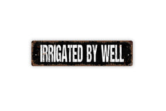 Indoor outdoor metal sign with gloss print finish