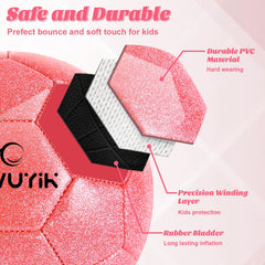 Size 2 soccer ball 6 inch diameter