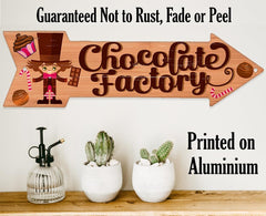 Indoor outdoor use sign with two screw holes