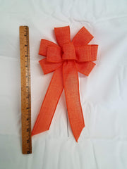 Indoor or protected outdoor use wreath bow