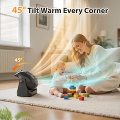indoor use space heater and personal fan suitable for home office
