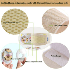 infant belly wrap truss abdominal binder in use