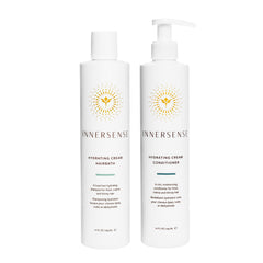 INNERSENSE Organic Beauty Hydrating Shampoo and Conditioner duo bottles