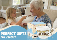 Grammy gift set boxed for gifting ice cream bowl shovel spoon