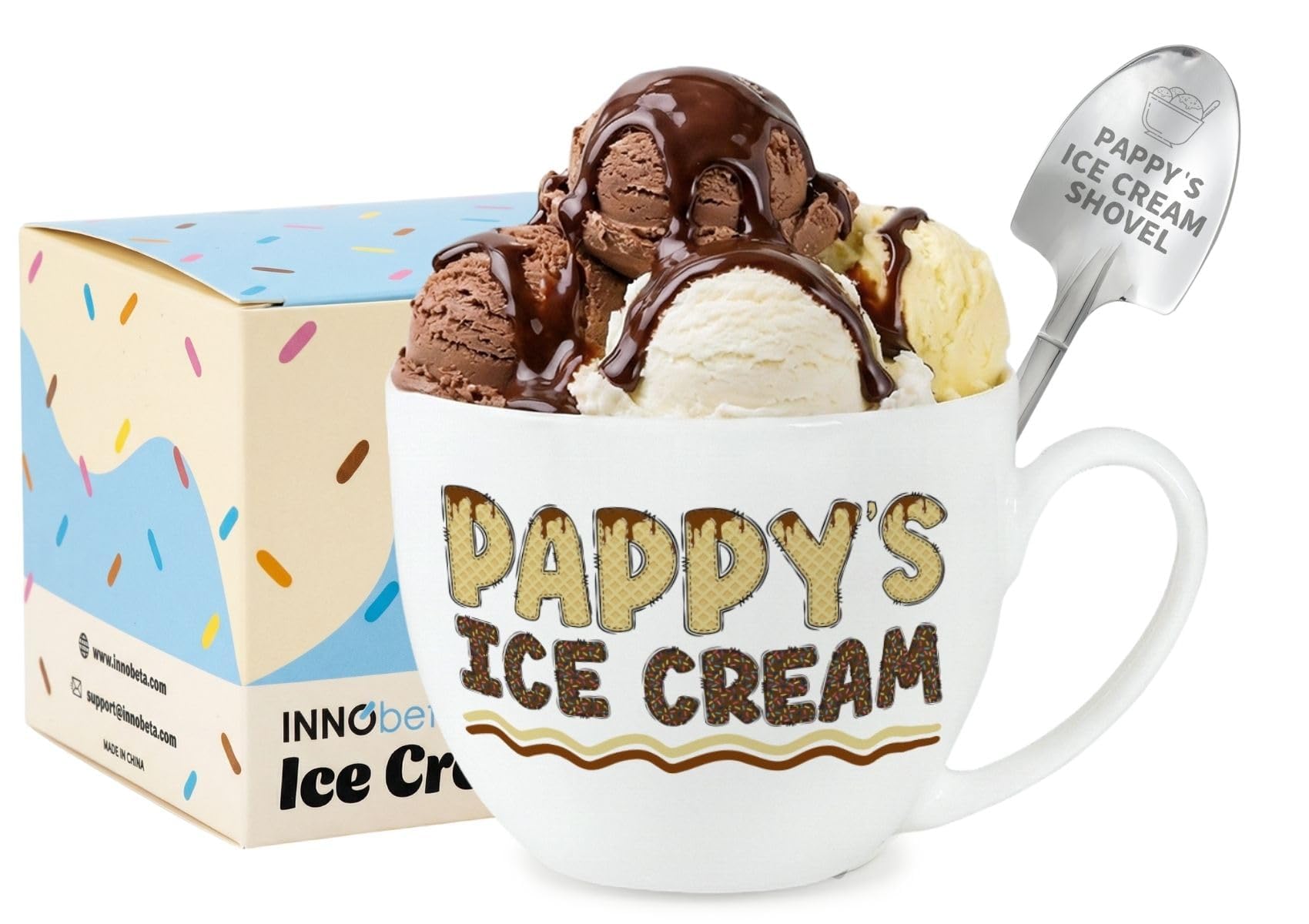 InnoBeta Pappy Gifts ceramic ice cream bowl