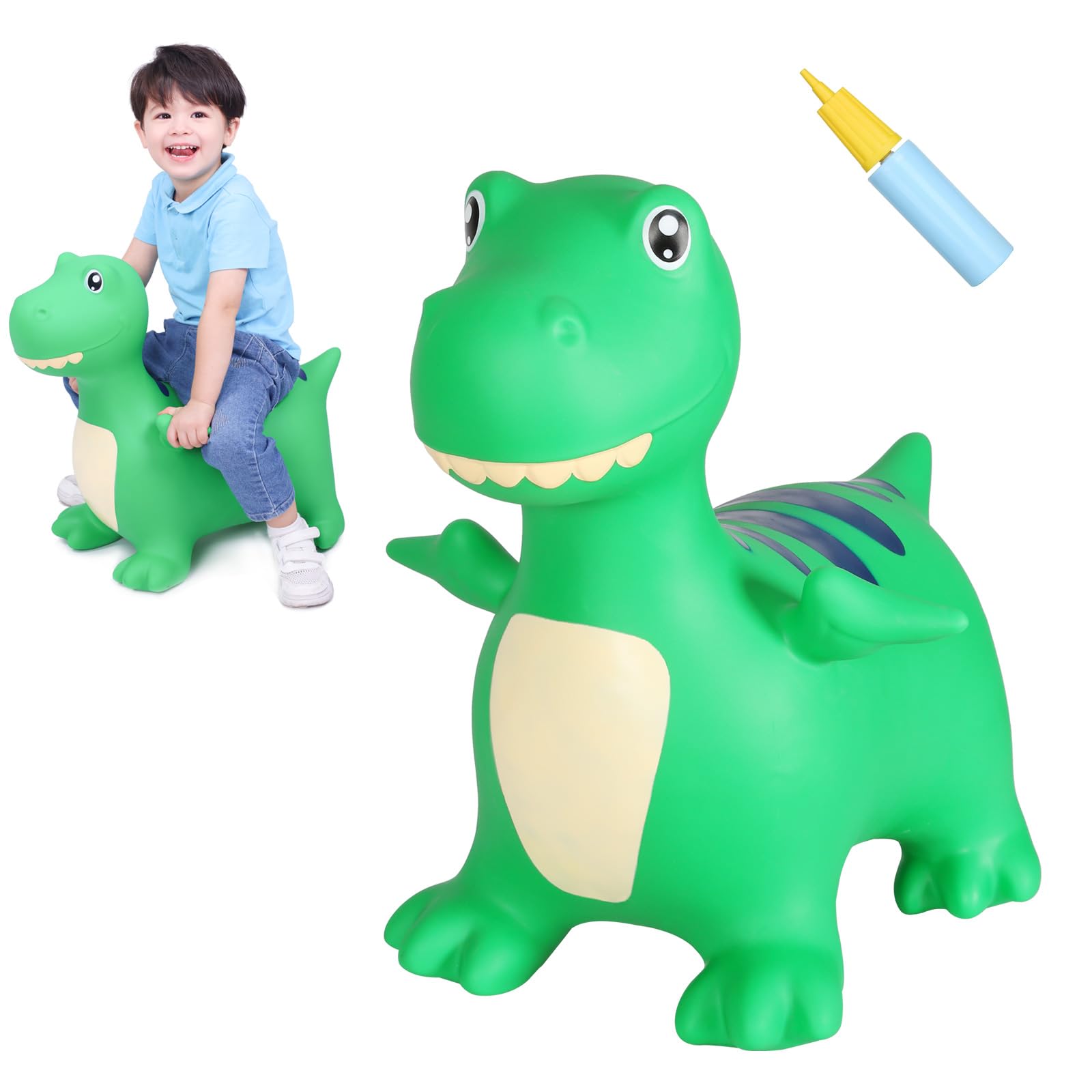 INPANY Bouncy Horse Dinosaur Hopper Toy